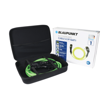 Blaupunkt Electric Verhicle 1 Fase laadkabel type 1 16Ah capaciteit