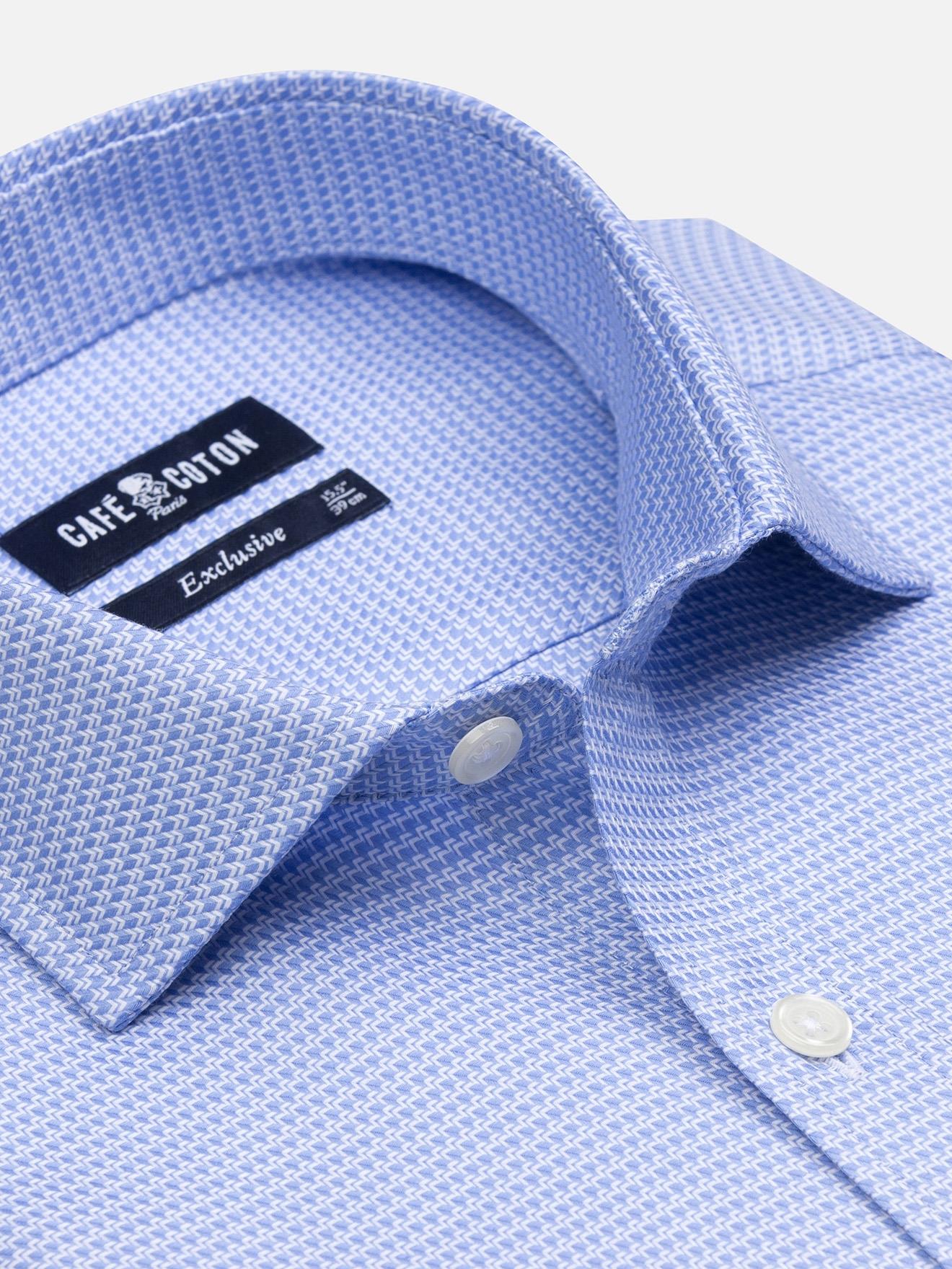 Chemise Cameron en twill ciel