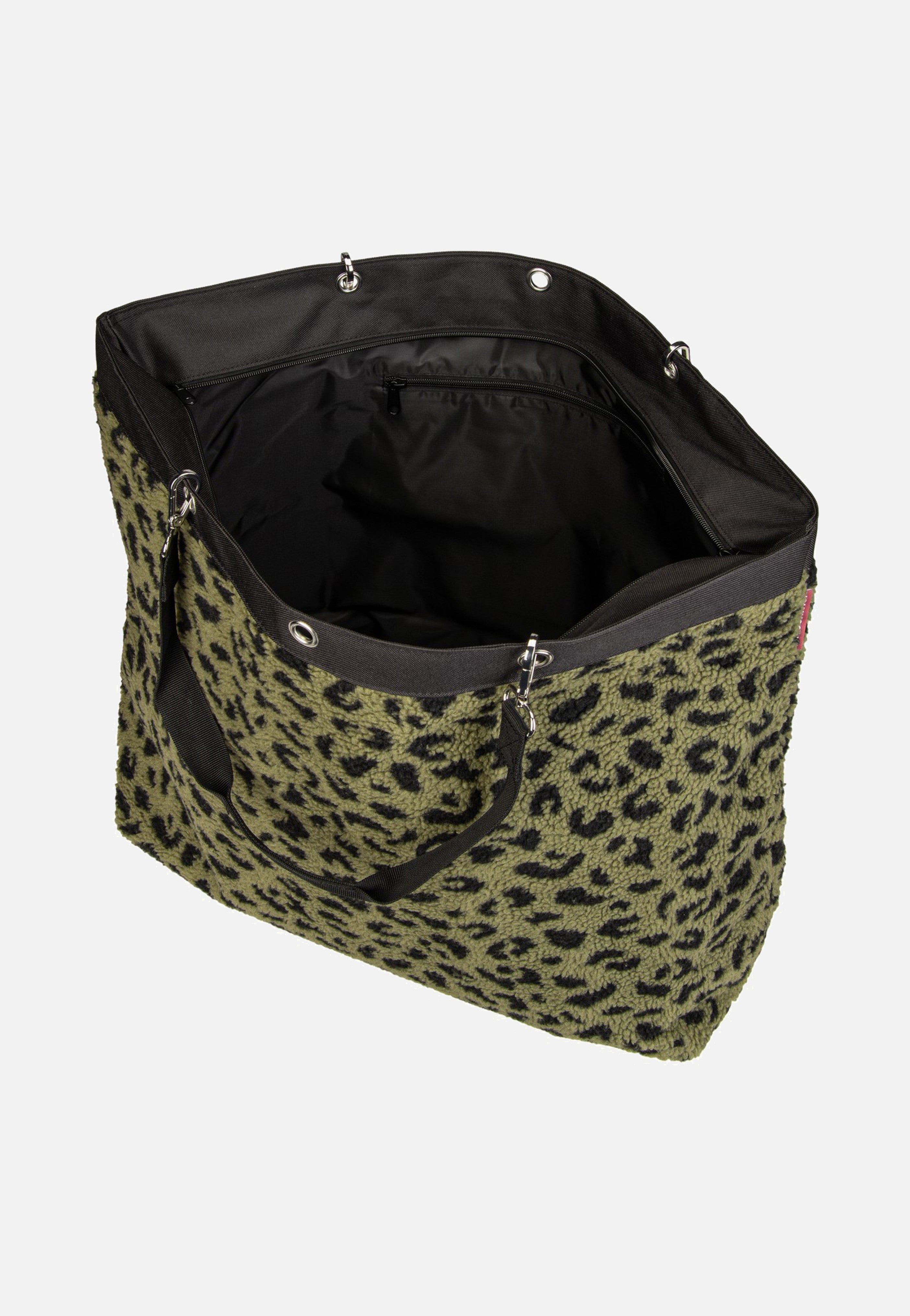 Shopper XL Teddy Leo Olive - Einkaufstasche
