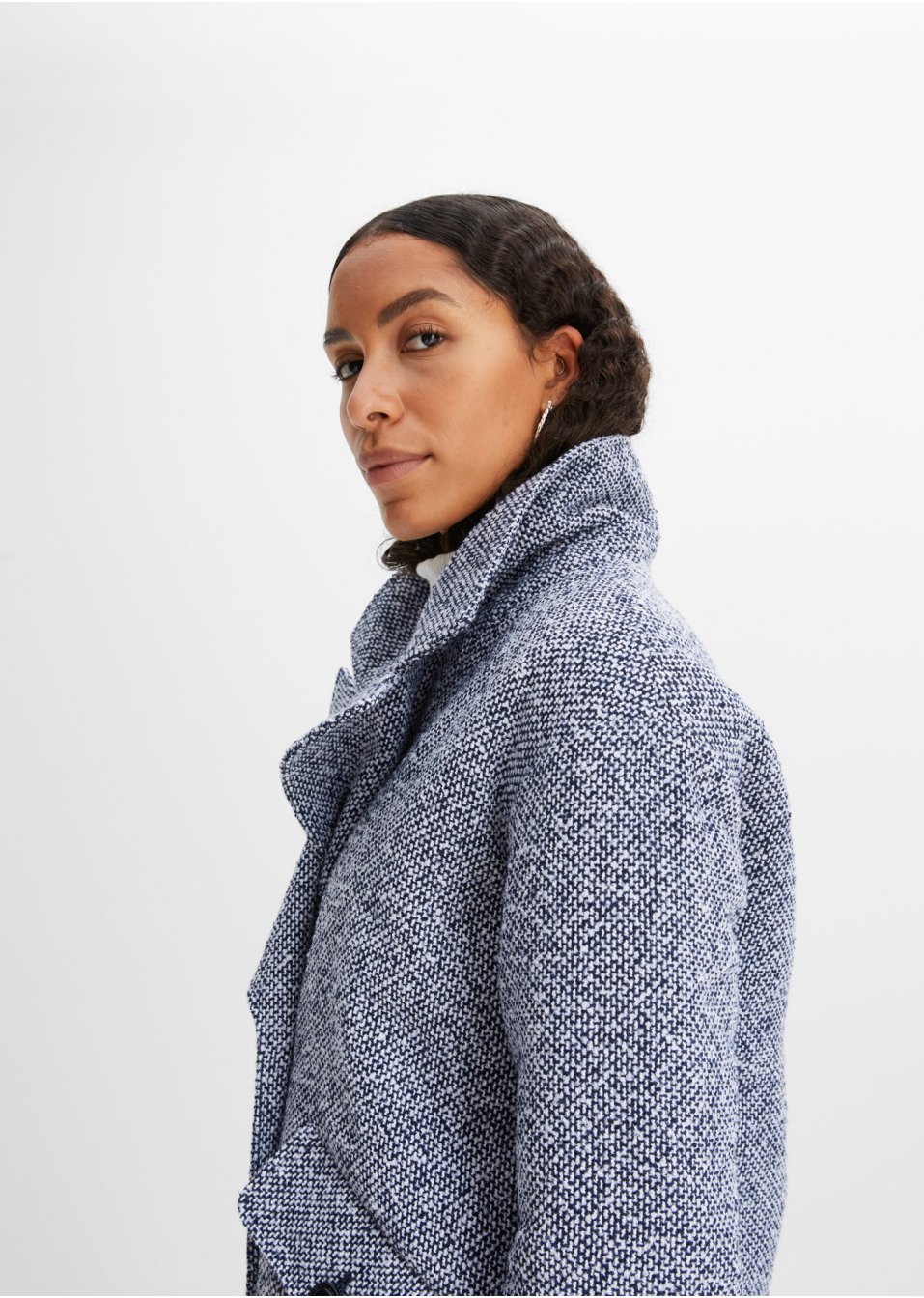Manteau poivre et sel