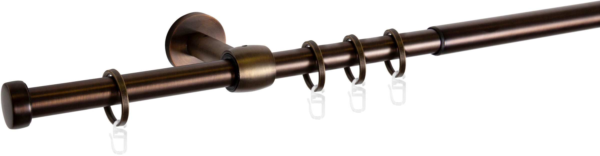 mydeco Gardinenstange »Cap-Noble« Ø 16 mm 1 läufig-läufig ausziehbar