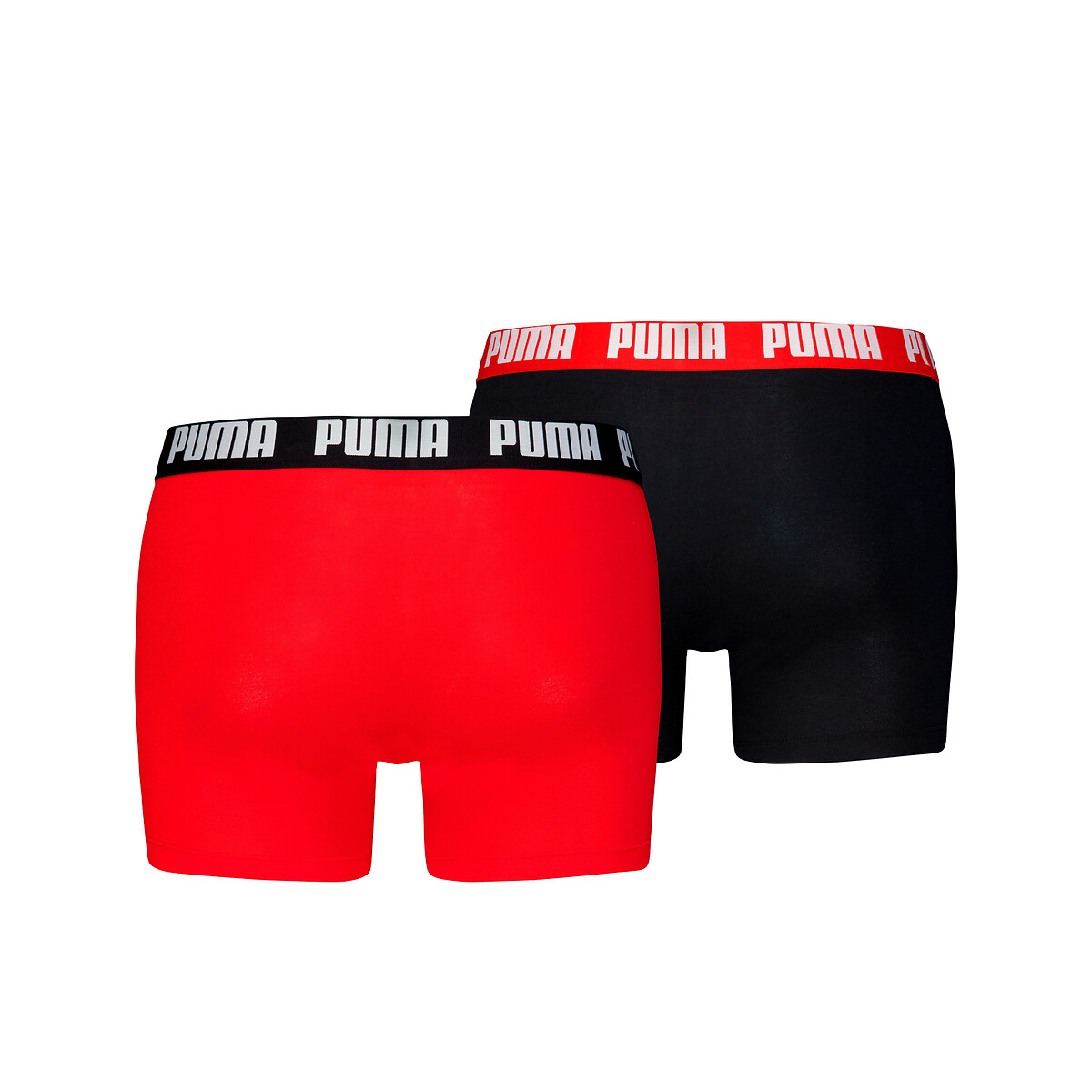 PUMA<br>Conjunto de 2 cuecas boxer lisas para uso diário