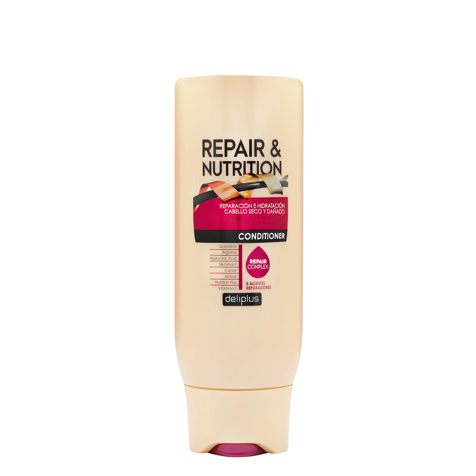 Après-shampoing Deliplus Repair & Nutrition pour cheveux secs et abîmés