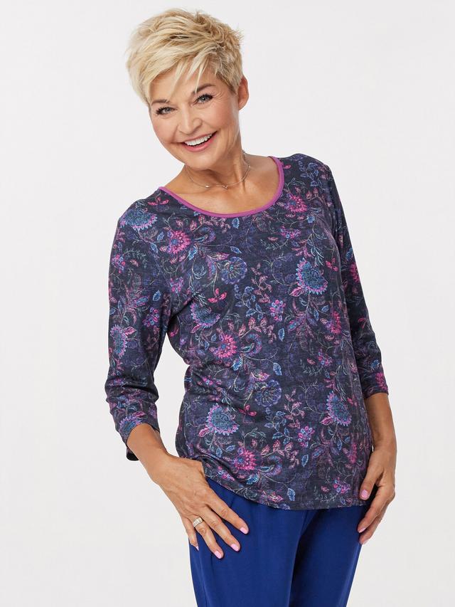 Shirt Jeanslook Paisley