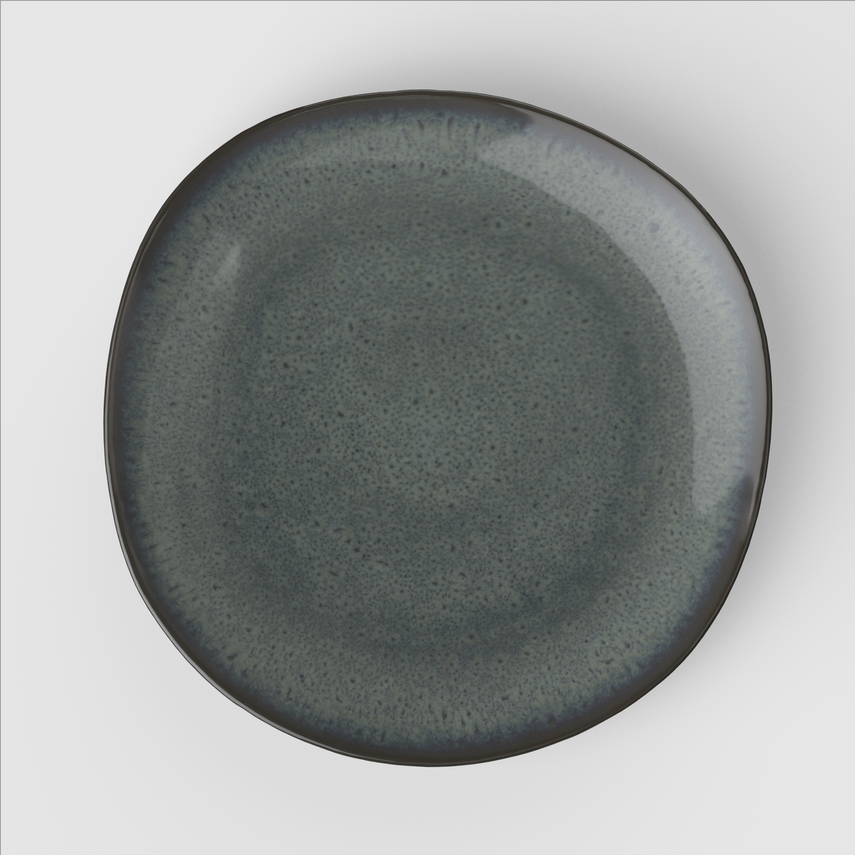 Lave Dinner plate Grey, 11.1'' x 11'', earthenware