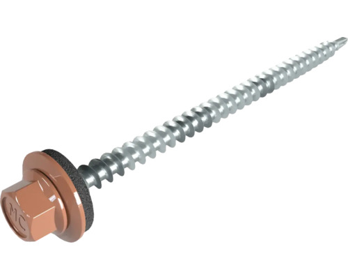 PRECIT schroeven 4,8 mm x 80 mm koperbruin RAL 8004 Verpakking = 100 stuks