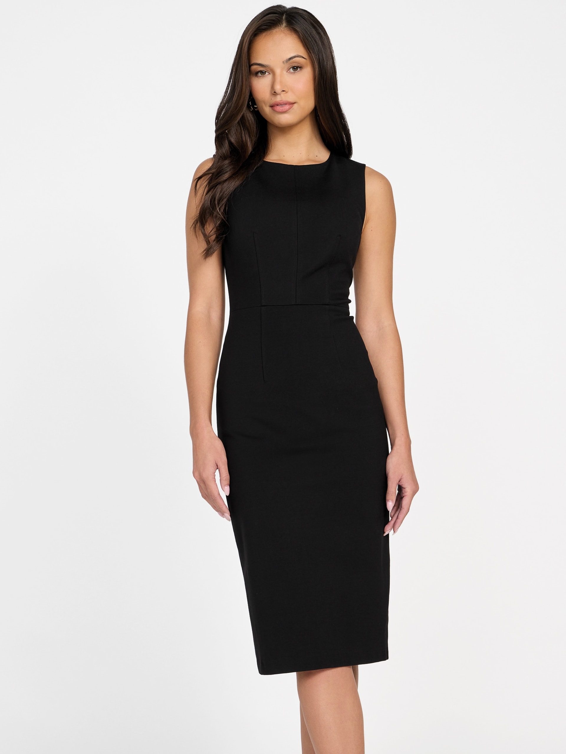 Vestido Gwen com zíper nas costas