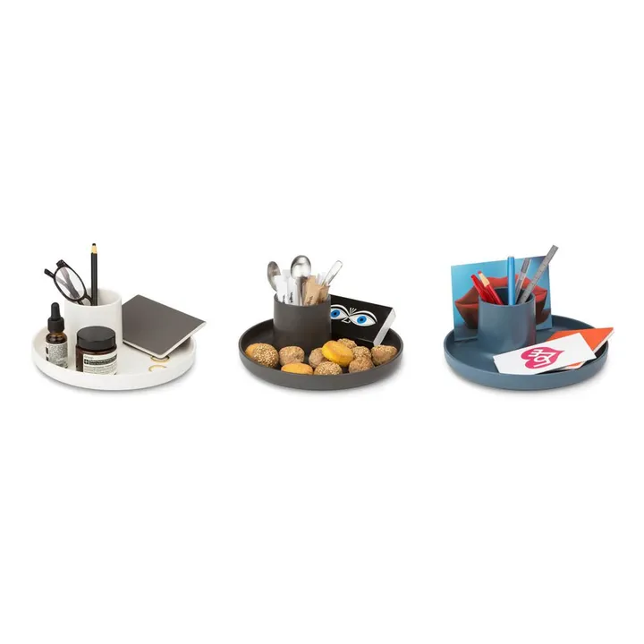 Vitra Pot à crayon et vide poche en plastique ABS O-Tidy - Michel Charlot | Blanc