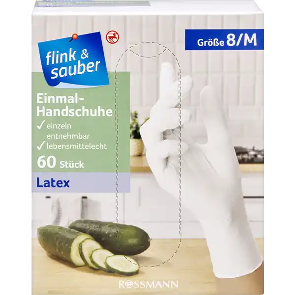 Einmal-Handschuhe Latex Gr. M