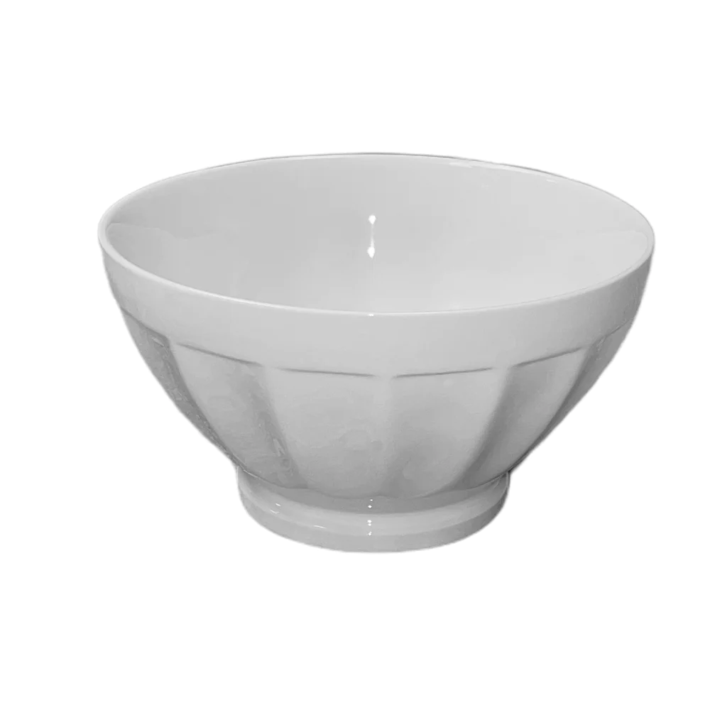 Bol à côtes 14 cm (lot de 6) Porcelaine Girard