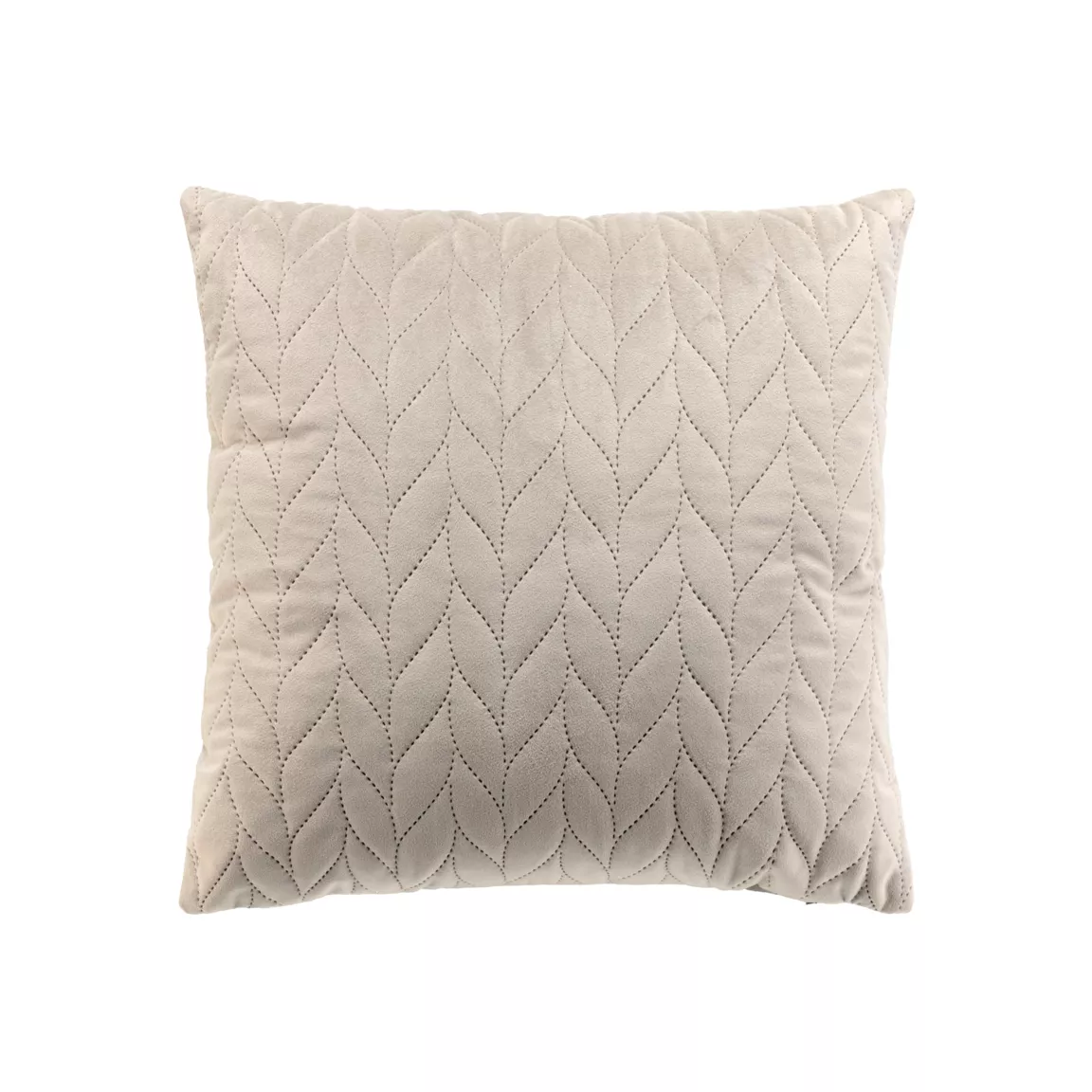 Housse de coussin carrée velours (40 x 40 cm) Daisy Taupe