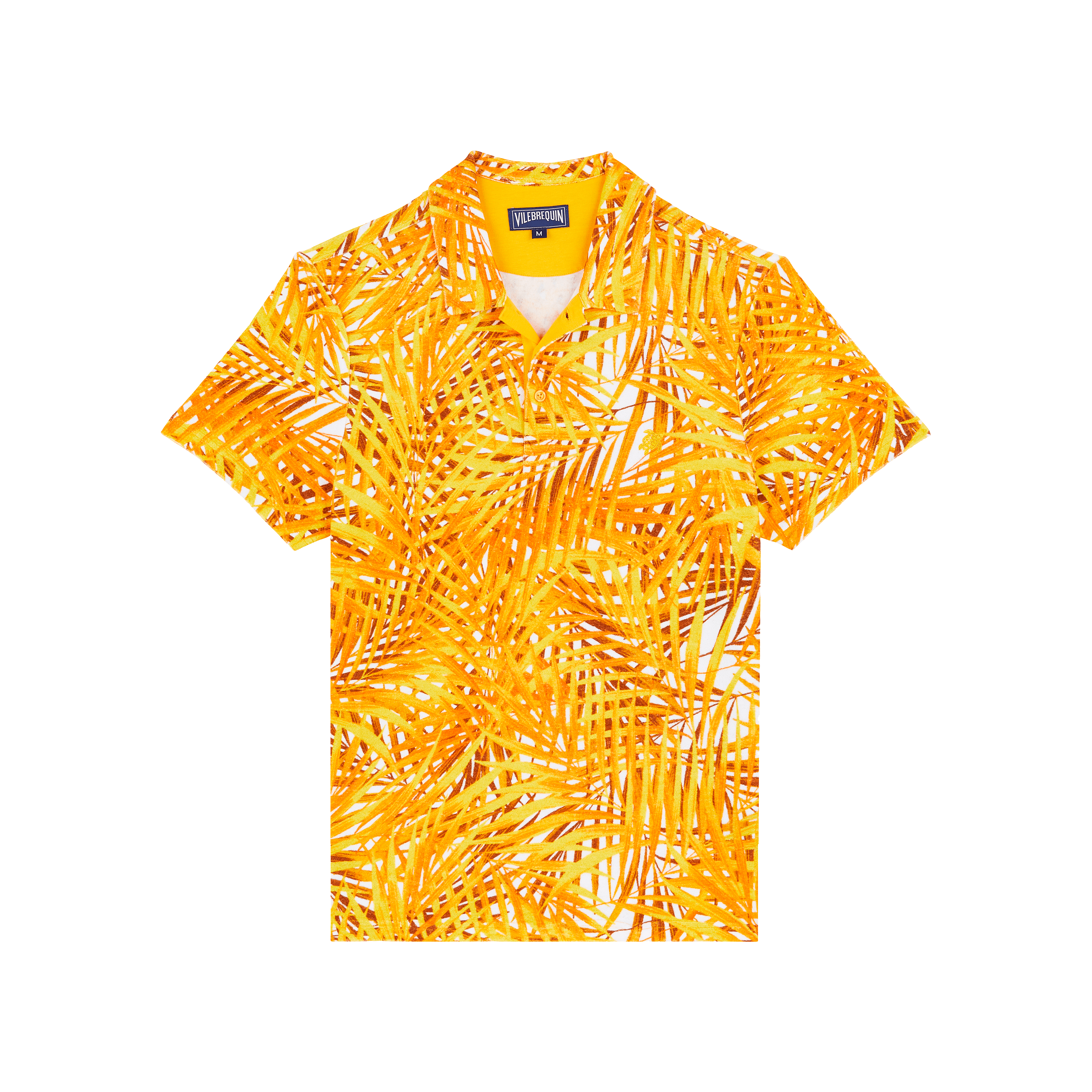 Polo en Eponge Homme Palm Leaves