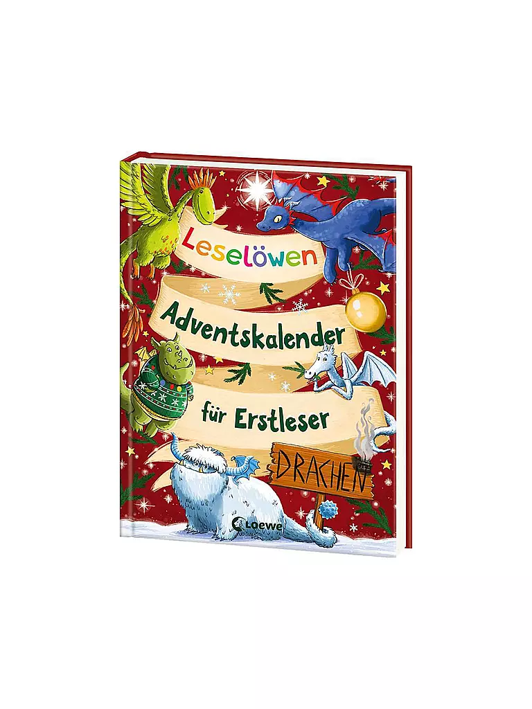 LOEWE VERLAG Buch - Leselöwen-Adventskalender für Erstleser - Drachen keine Farbe
