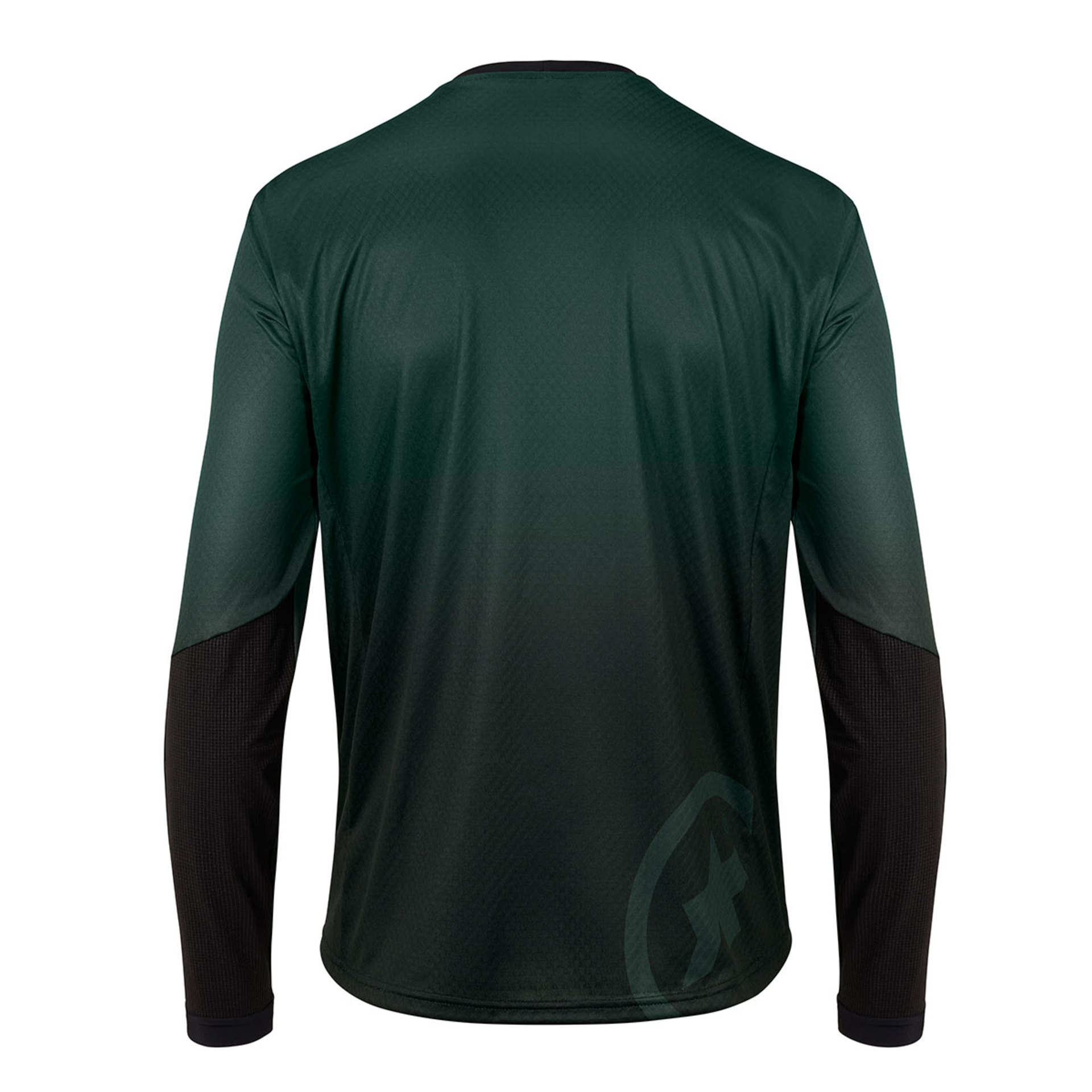 Assos Trail T3 MTB Fietsshirt Lange Mouwen Donkergroen/Zwart Heren