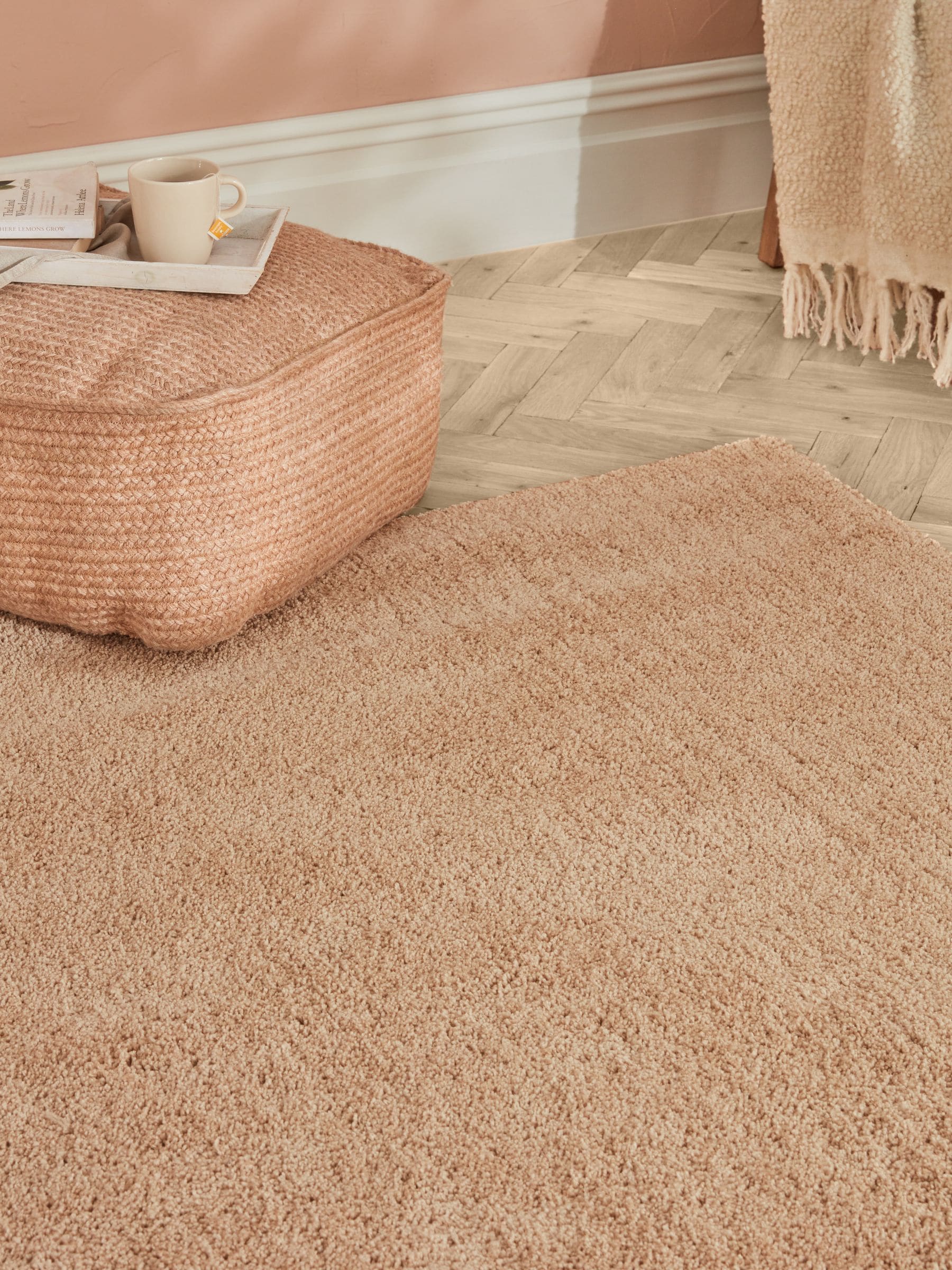 Comfortabel, wasbaar, hoogpolig vloerkleed