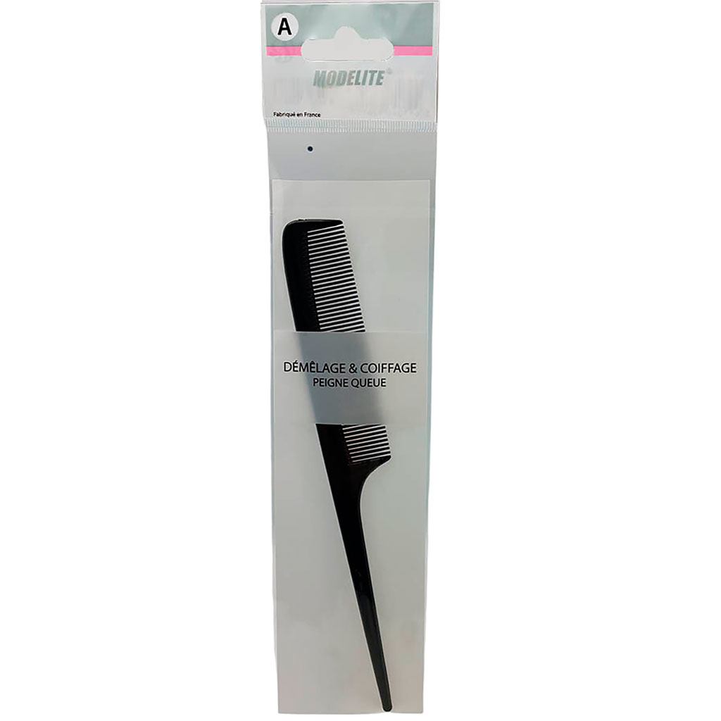 Peigne à queue en plastique 26cm