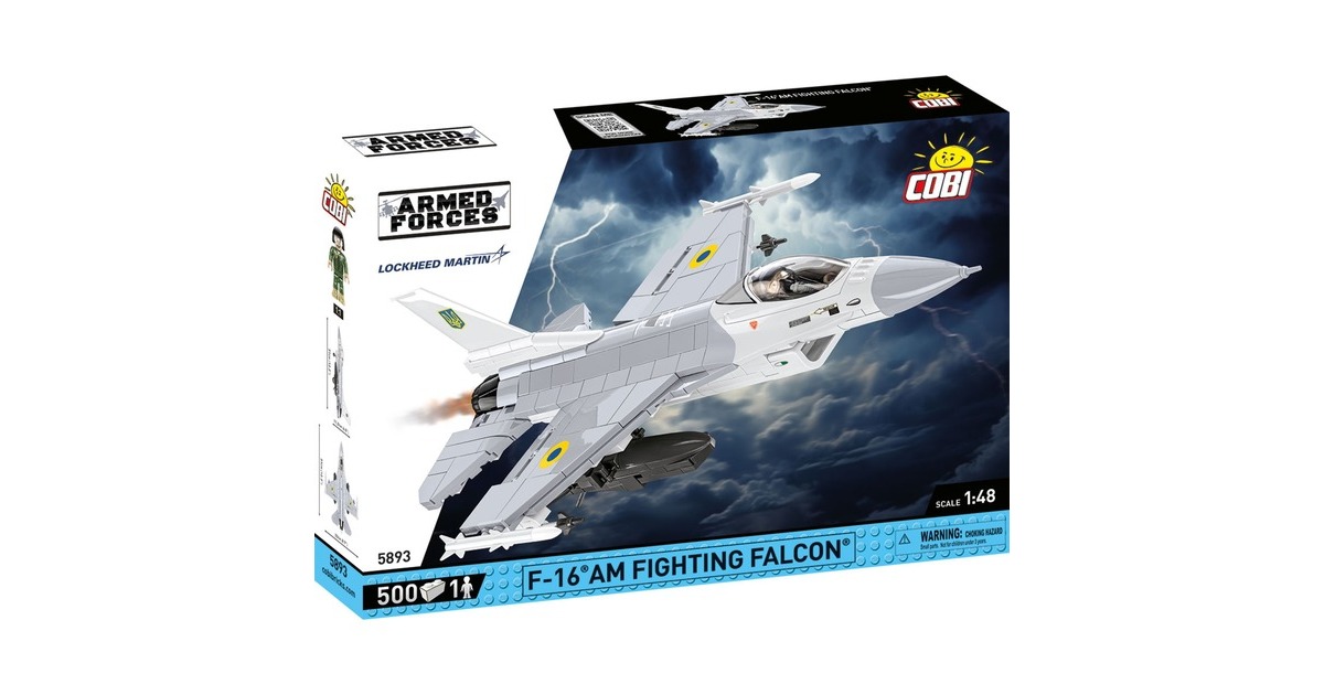COBIArmed Forces - F-16AM Fighting Falcon Constructiespeelgoed  (Schaal 1:48)