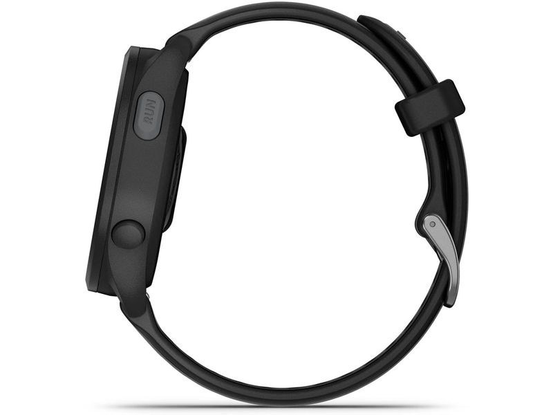 GARMIN Sportuhr Forerunner 165 Dunkelgrau/Schwarz Smarte Laufuhr