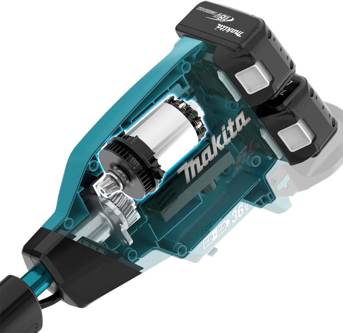Makita DUR369AZ Akku-Freischneider 2x18V, Zweihandgriff (ohne Akku, ohne Ladegerät), Schwarz, 60 x 450 mm