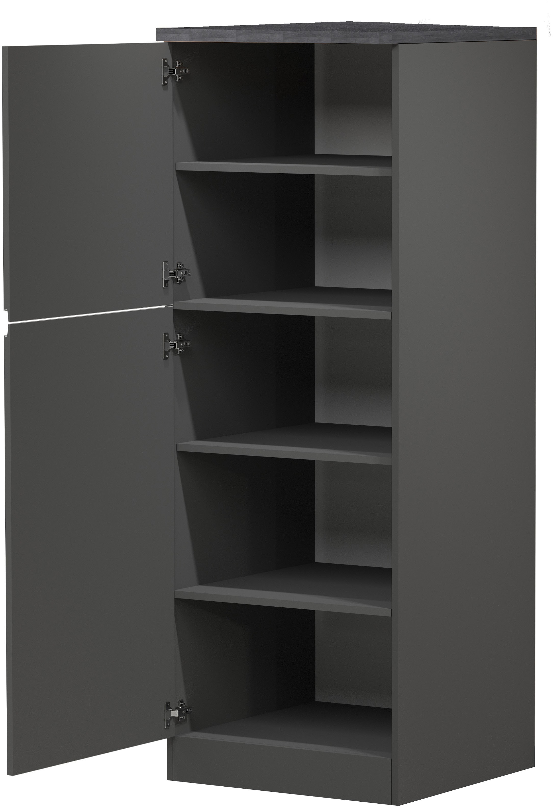 KOCHSTATION Vorratsschrank »KS-Sole,Hauswirtschaftsschrank,Stauschrank,Küchenschrank« Breite/Höhe 60/165 cm, 5 Fächer