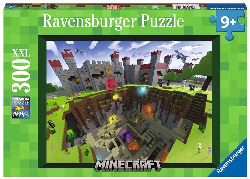 Ravensburger - Minecraft Cutaway - Legpuzzel - 300 XXL Stukjes - Karton