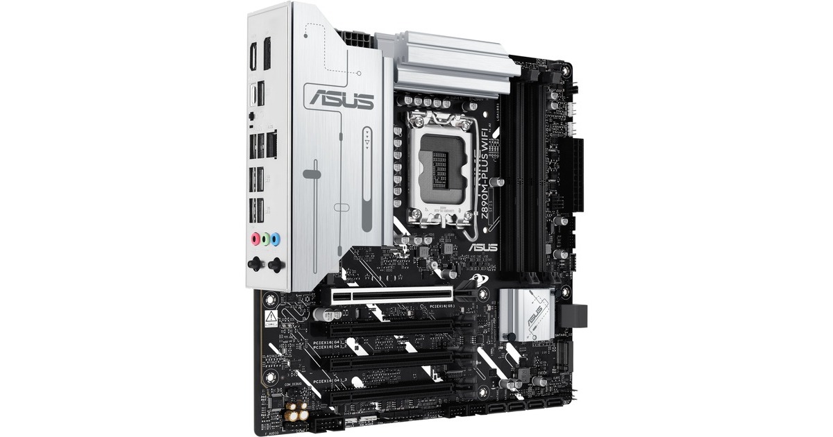 ASUSPRIME Z890M-PLUS WIFI socket 1851 moederbord  (RAID, 2.5Gb-LAN, Wi-Fi 7, BT, Sound, µATX)