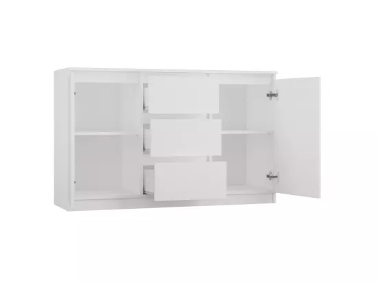 Commode COSTA 1D3S/2D3S BLANC