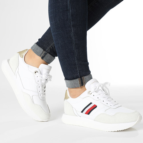 Baskets Femme Global Stripes Lifestyle Runner 7584 White