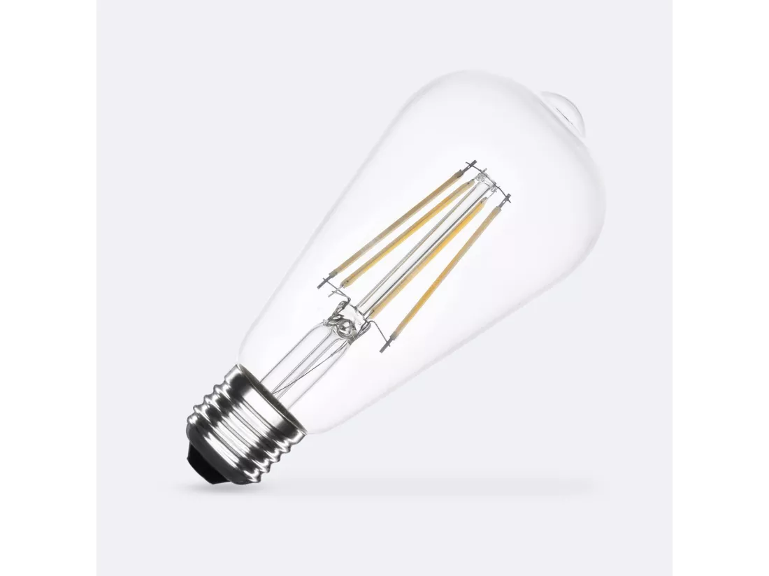 Ampoule LED Filament E27 8W 1055 lm ST64 No Flicker 2700K Blanc chaud