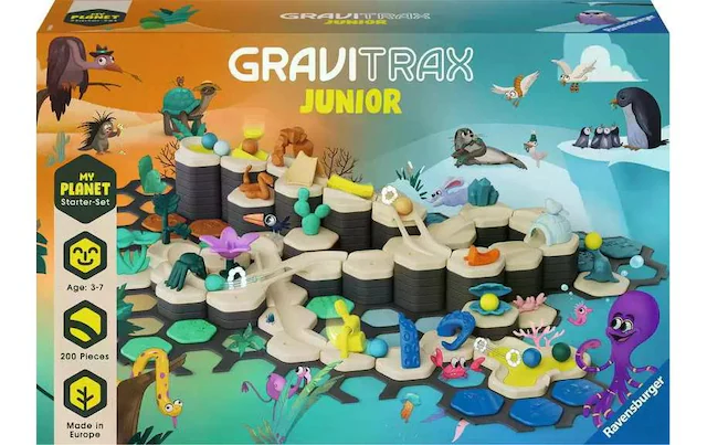 Ravensburger Kugelbahn »GraviTrax Junior Starter-Set XXL Planet«