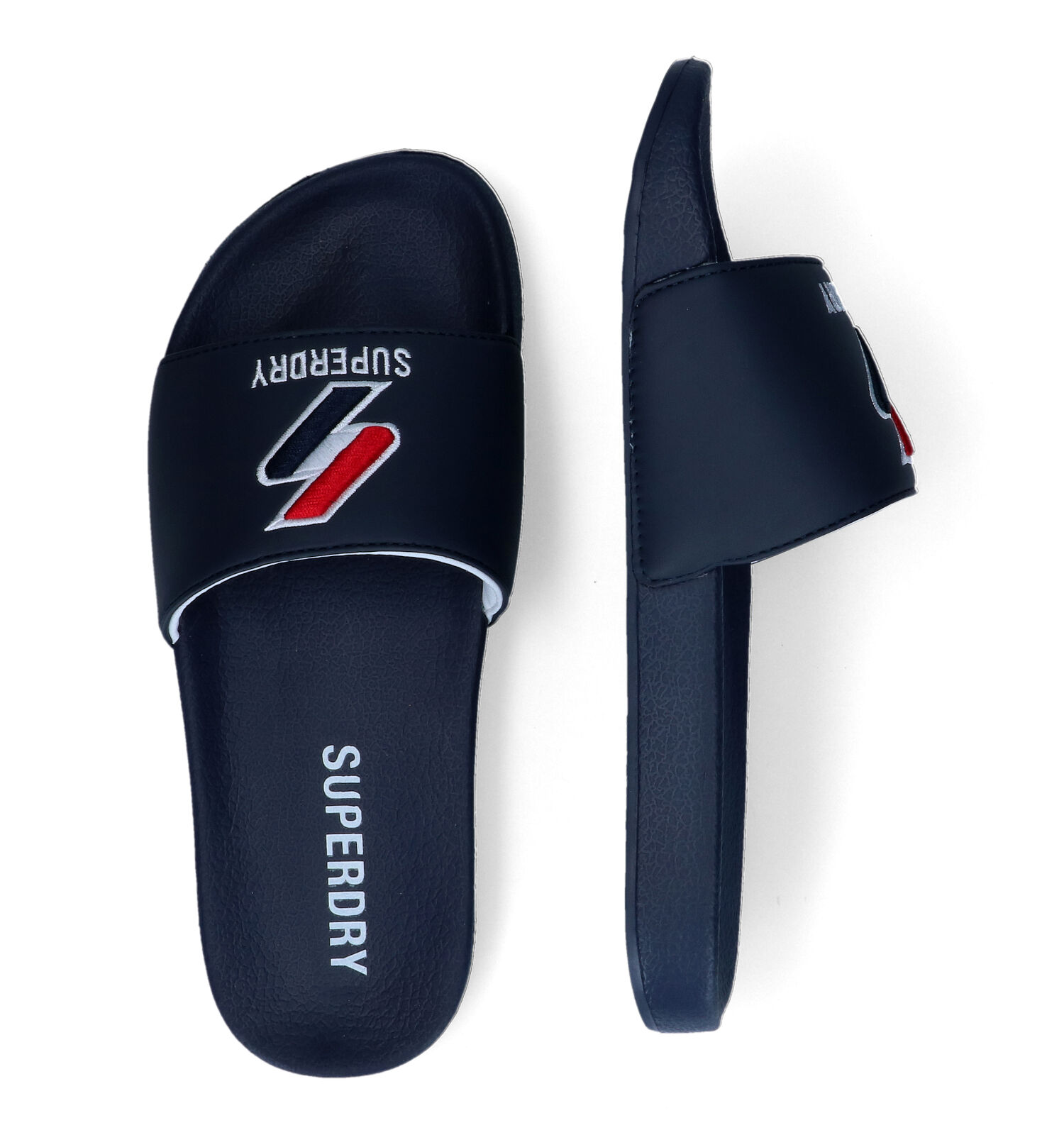Badslippers blauw