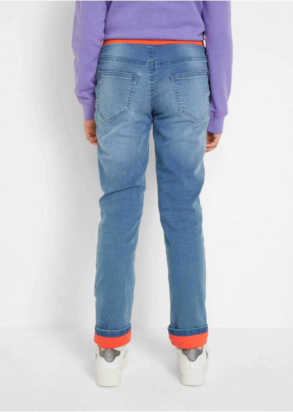 Jean thermo fille avec doublure jersey