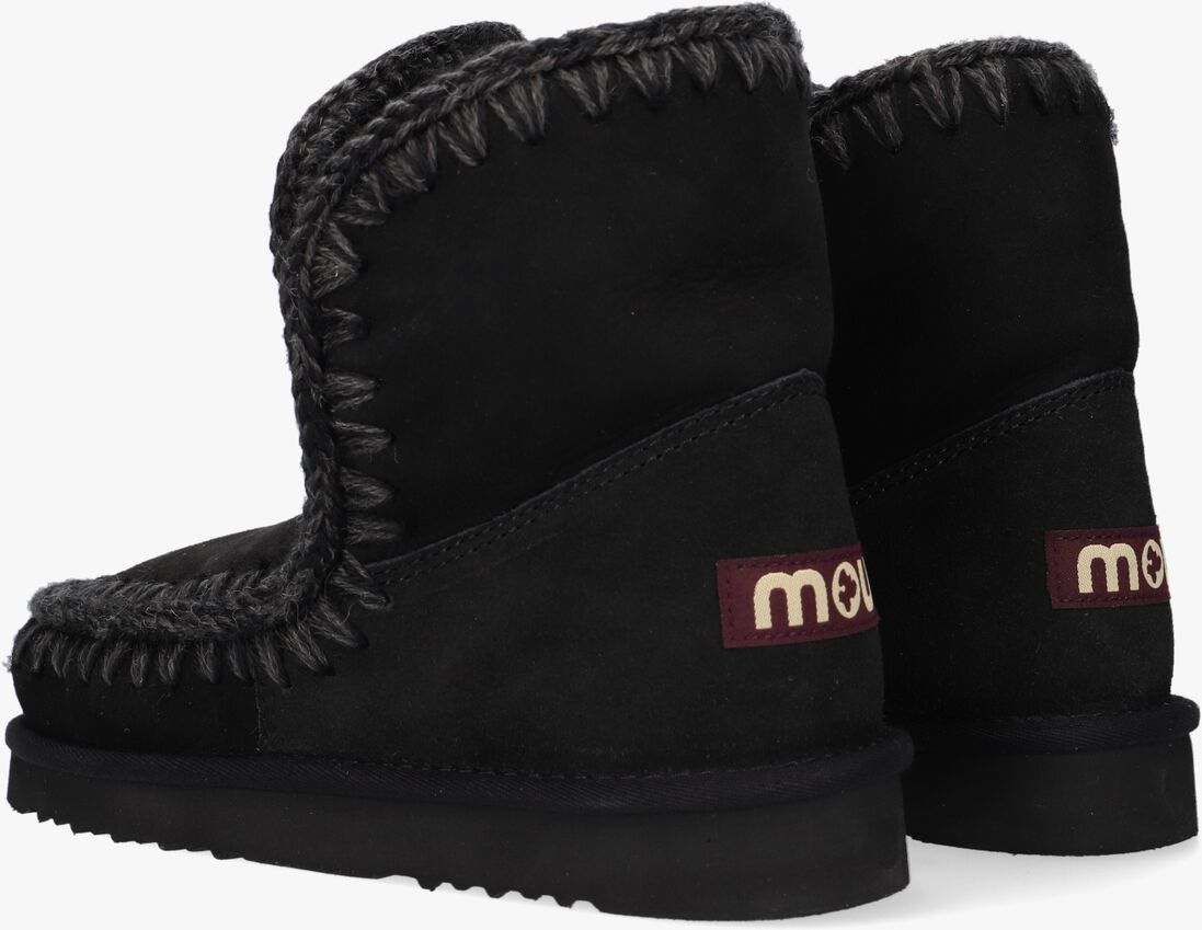 MOU zwarte mou vachtlaarzen eskimo 18 glitter logo