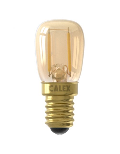 Calex Led Buis Goud Straight Filament E14 1.5w 136lm - Lichtbron -