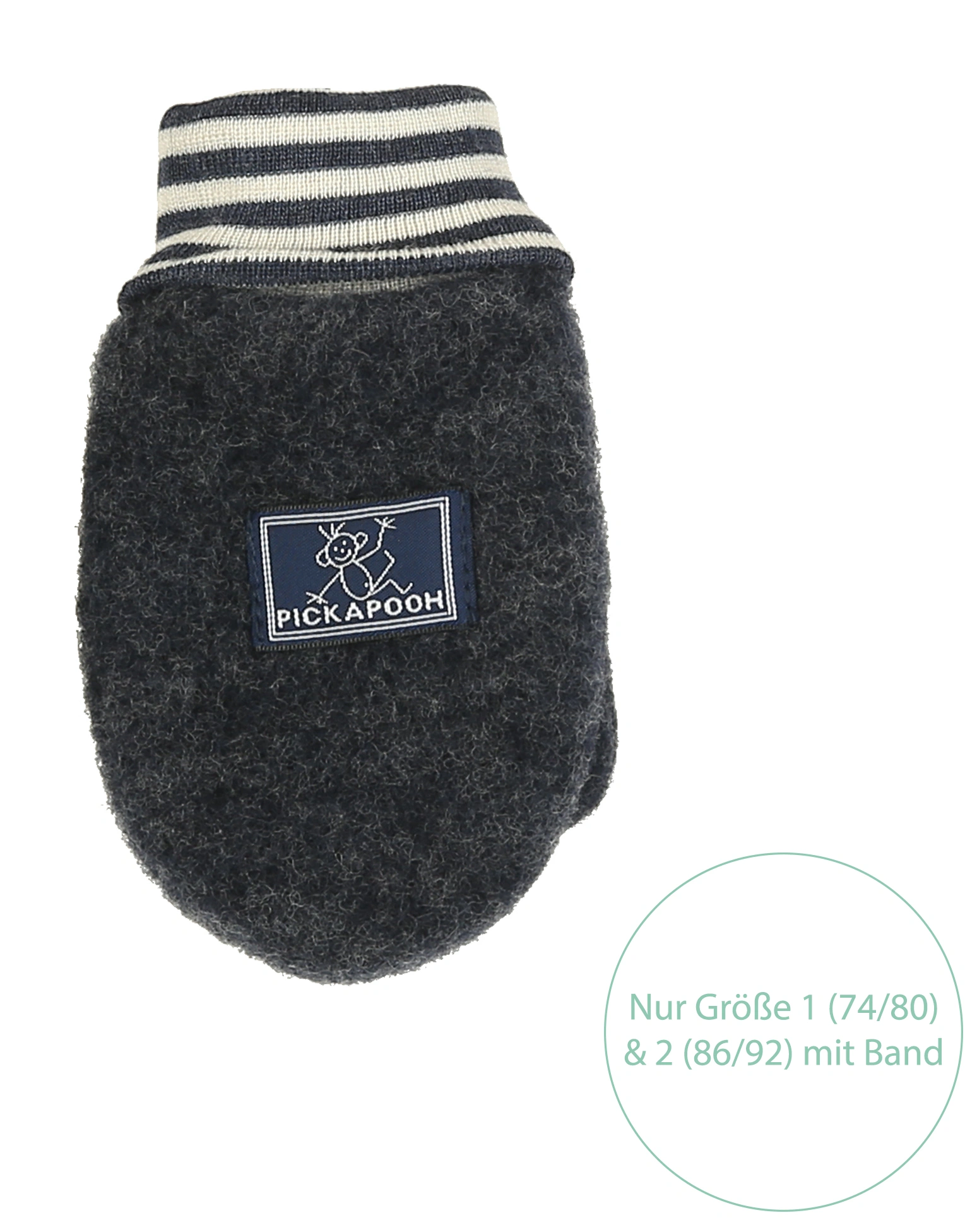Fäustlinge RINGEL WOLLFLEECE in marine