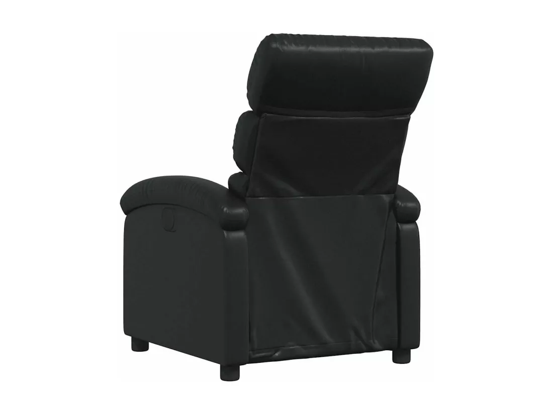 Fauteuil inclinable Noir Similicuir