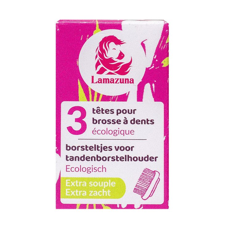 Recharge 3 têtes pour brosse à dents écologique