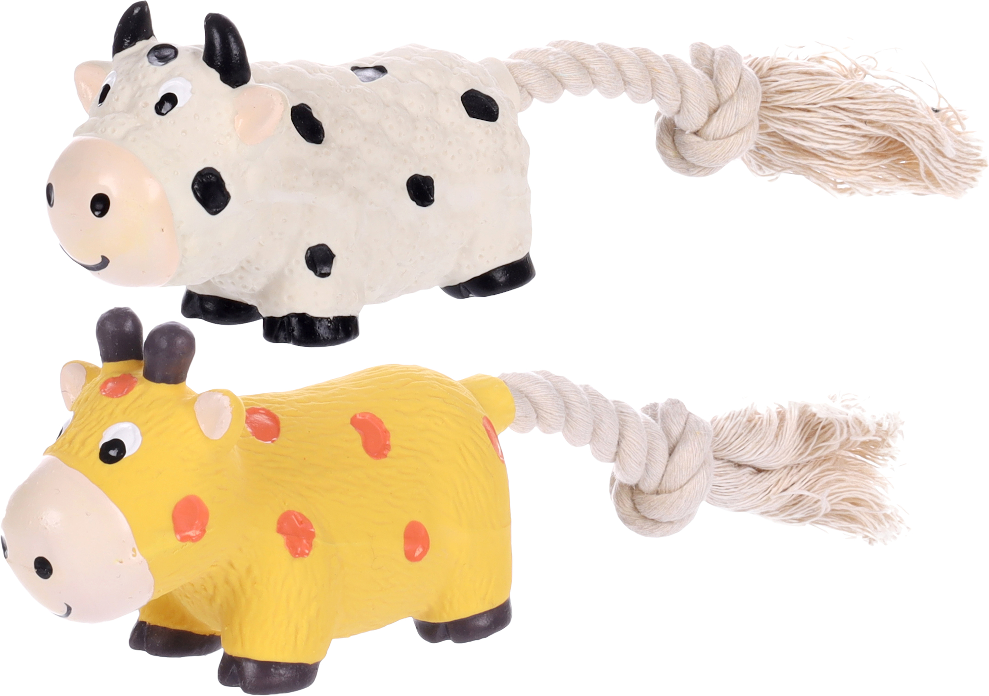 Flamingo f-520843 - Jouet Vache & Girafe avec corde
