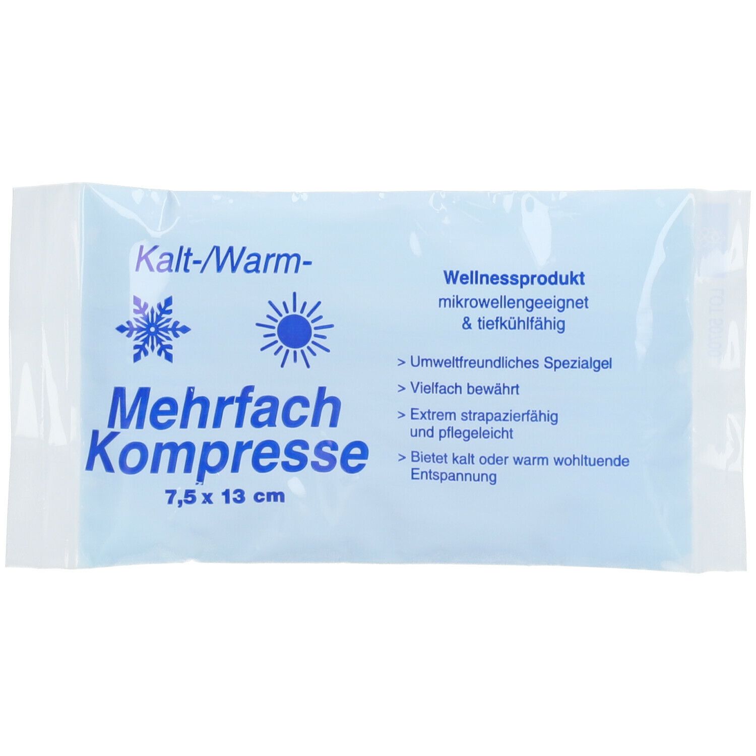 Kalt-Warm-Mehrfachkomprosse 7,5 x 13 cm