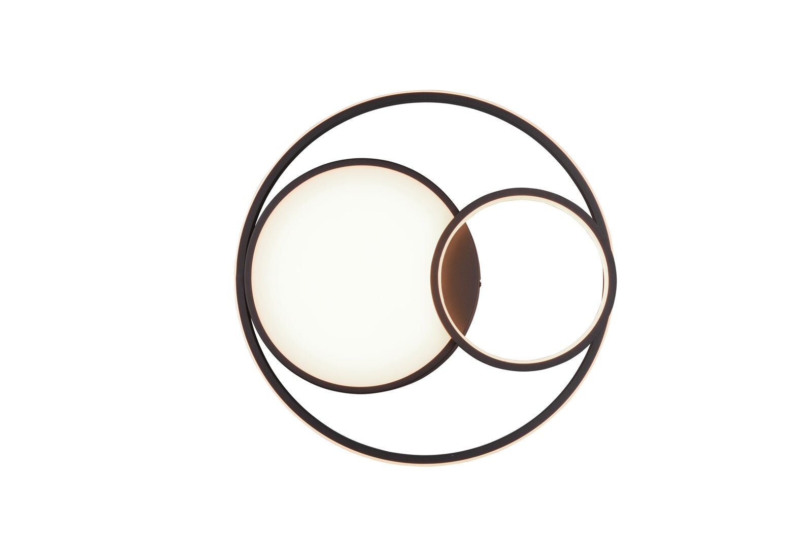 LED Deckenlampe VUELTA 48 cm schwarz