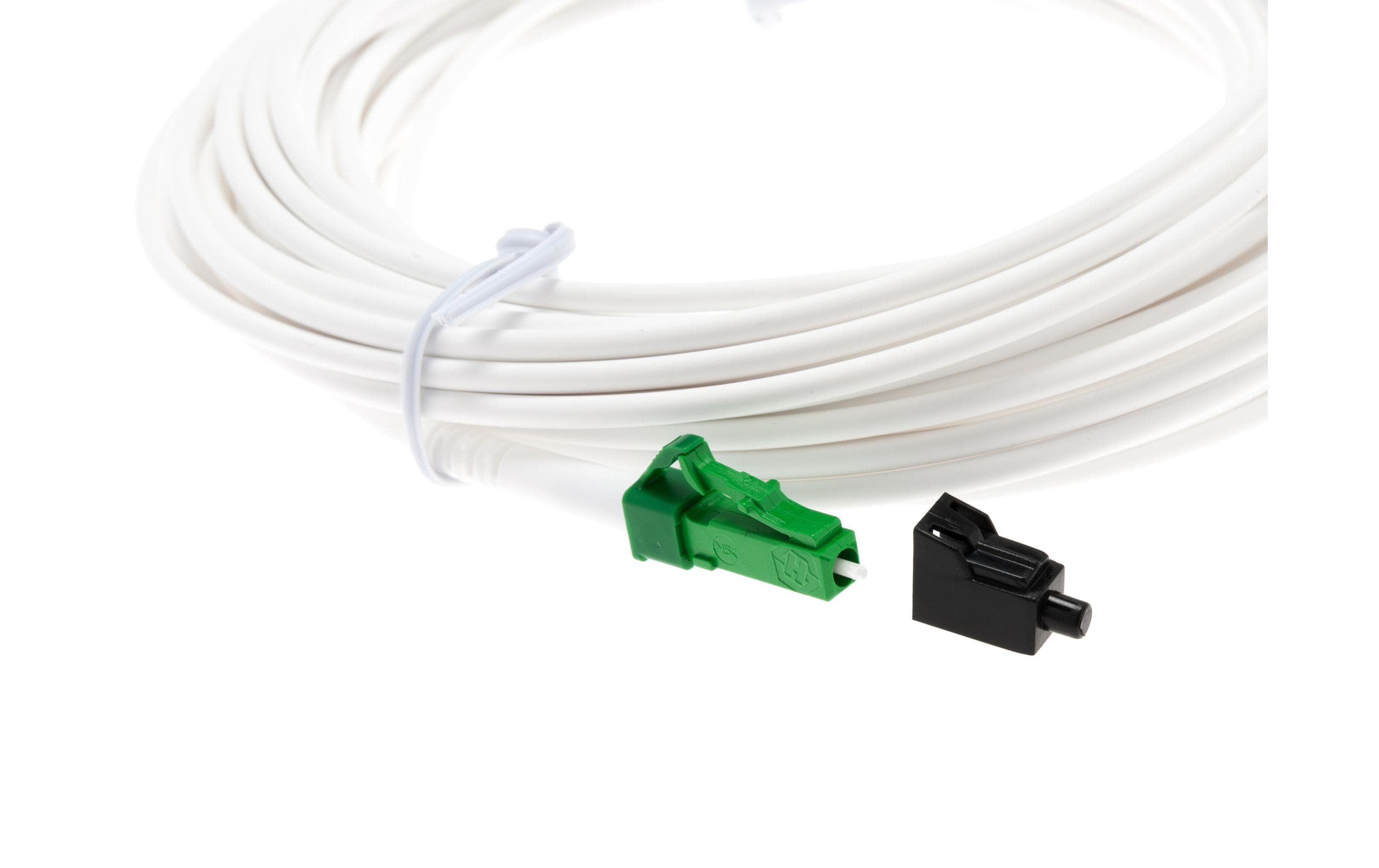LWL-Anschlusskabel SM LC/APC – LC, OS2, Simplex, 10 mSinglemode LC/APC-LC Simplex OS2 10 m