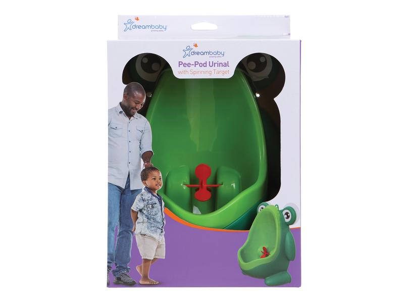 DREAMBABY Kindertoilette Urinal Frosch Urinal mit drehendem Ziel