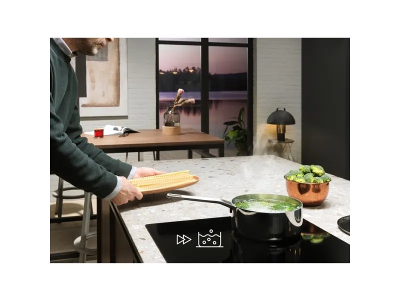 Electrolux LIL61434C, Sort, Indbygget, 59 cm, Zone induktionskogeplade, Keramisk, 4 zone(s)