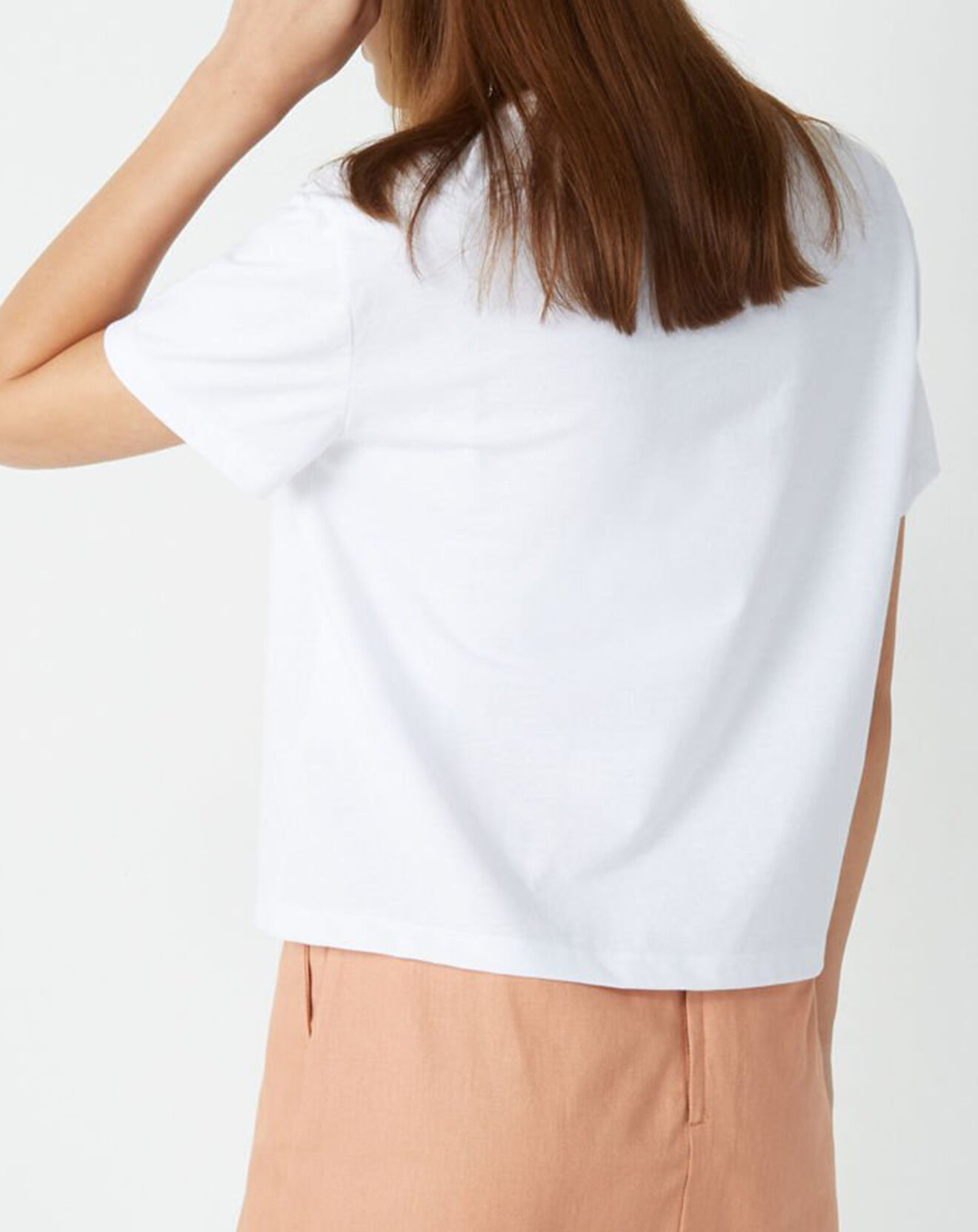 Tommy Jeans T-Shirt Tommy Badge blanc
