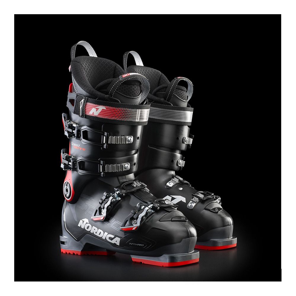 Nordica SPEEDMACHINE 110 - Chaussures ski Homme noir/anthracite/rouge