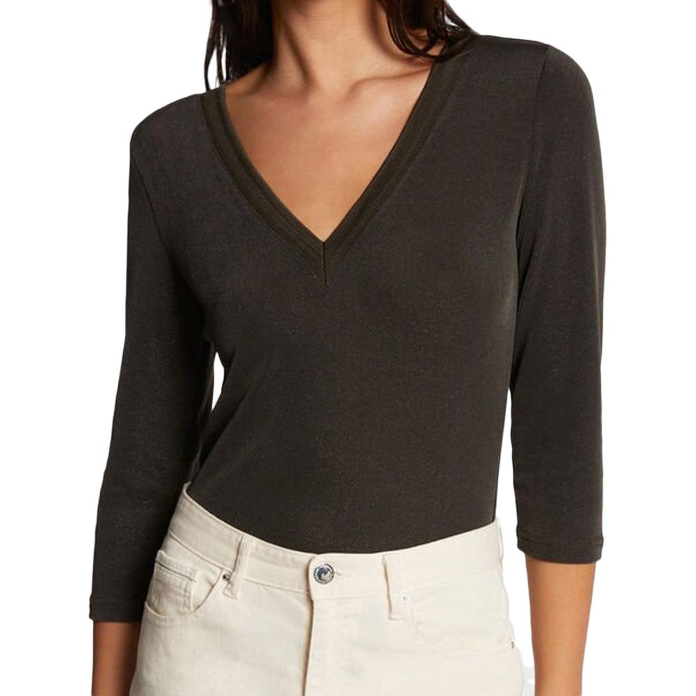 Morgan T-shirt Kaki Femme Morgan TIWI