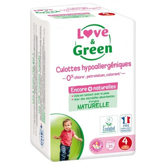 Couches-culottes écologiques   Blanc        T5   de               Love & Green