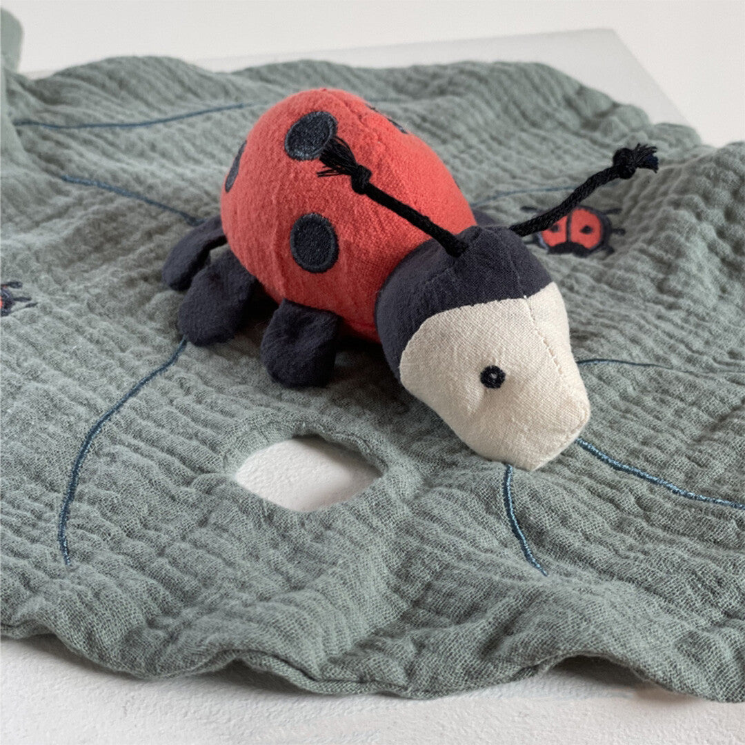 Egmont toys knuffeldoek lieveheersbeestje