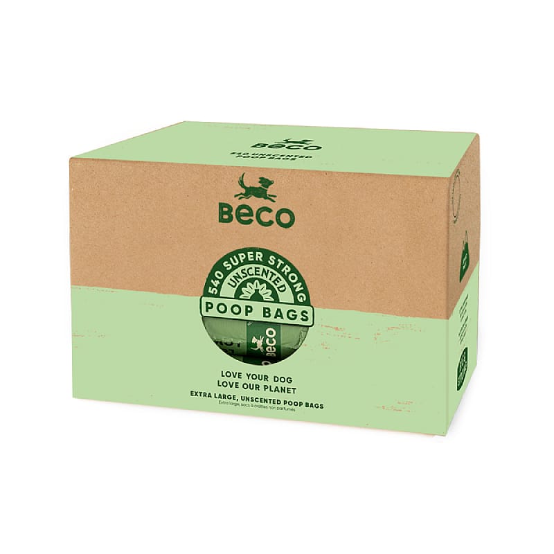 Beco Poop Bags Unscented Hond | Jumbo pack - 540 stuks | 12784.3