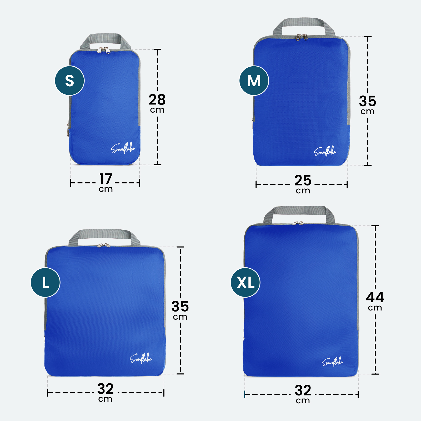 Sunflake 4 Compressie Cubes - Blue